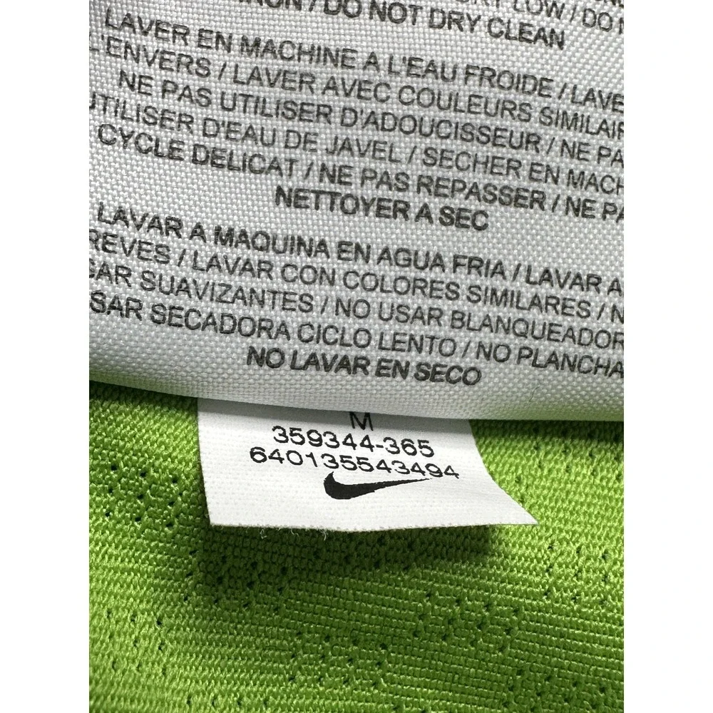 Nike Sleeveless Polo Top in Bright Lime Green